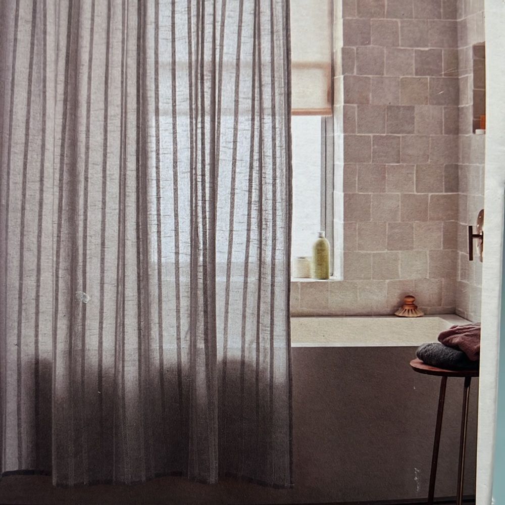 ‎Threshold 100% Cotton Shower Curtain